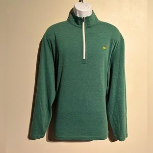 XL green Masters pullover zip long sleeve.
